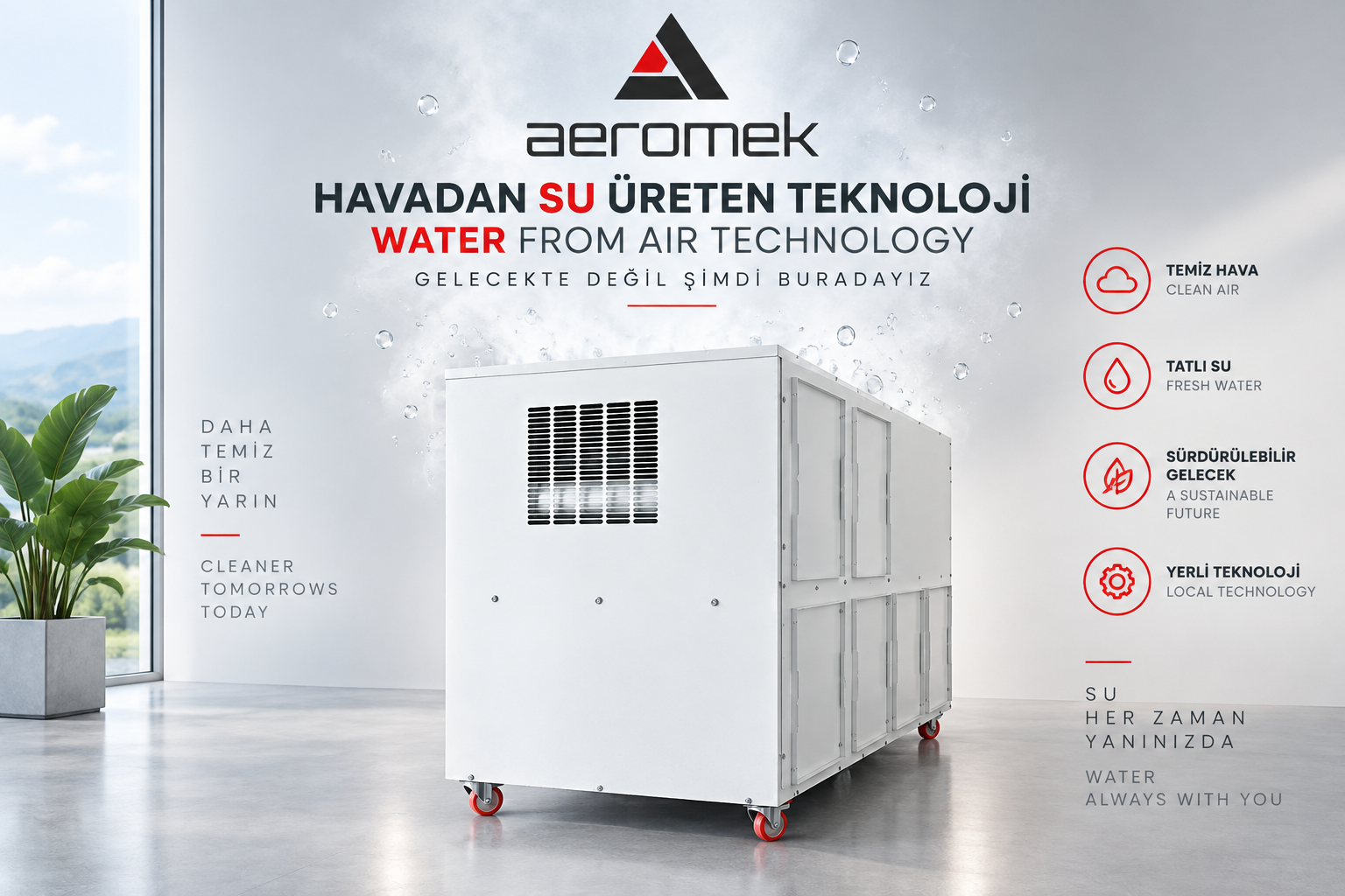 AEROMEK AWG — Havadan Su Üreten Teknoloji